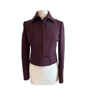 Dolce & Gabbana Cropped Wool Blazer Jacket Size 42 (US 6)